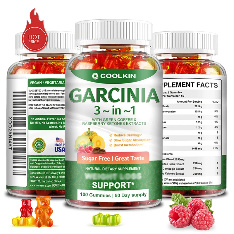 Pure Garcinia Cambogia 100% Natural HCA Extract, Boosts Metabolism and Digestion