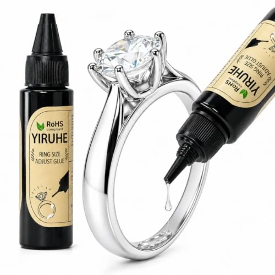 

Ring Sizers for Loose Rings Ring Adjuster Ring Guards for Women Loose Rings Invisible Glue Ring Spacer Fit Any Rings