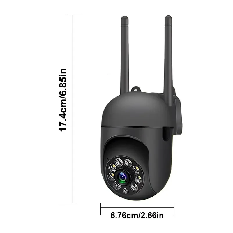 8MP 4K IP في الهواء الطلق واي فاي كاميرا مراقبة الأمن CCTV كاميرا متحركة HD اتجاهين صوت لاسلكي 1080P AI تتبع Onvif iCsee