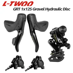 LTWOO GRT 12 - Disc 1x12s Road Hydraulic Disc Brake Gravel Groupset Carbon Fibre, 5 kit, Benchmark GRX