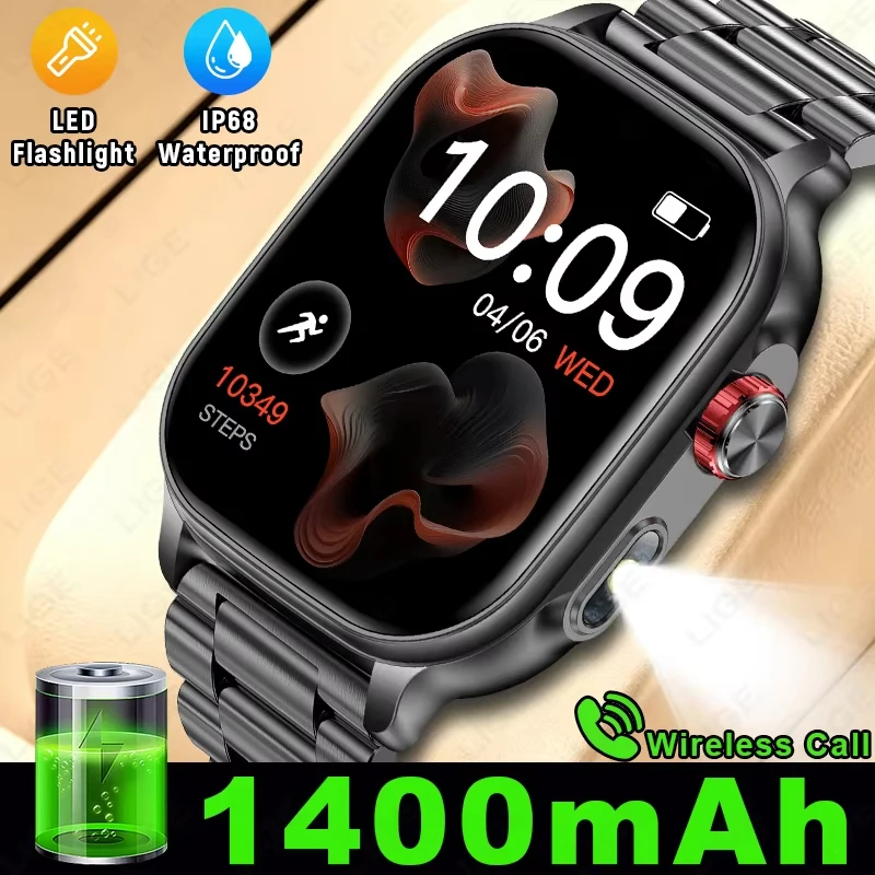 2026 New Ultra 2 SE Women Smart Watch 1400mAh 2.01 Inch AMOLED HD Screen Voice assistant BT Call Men Smart Watch For Android IOS
