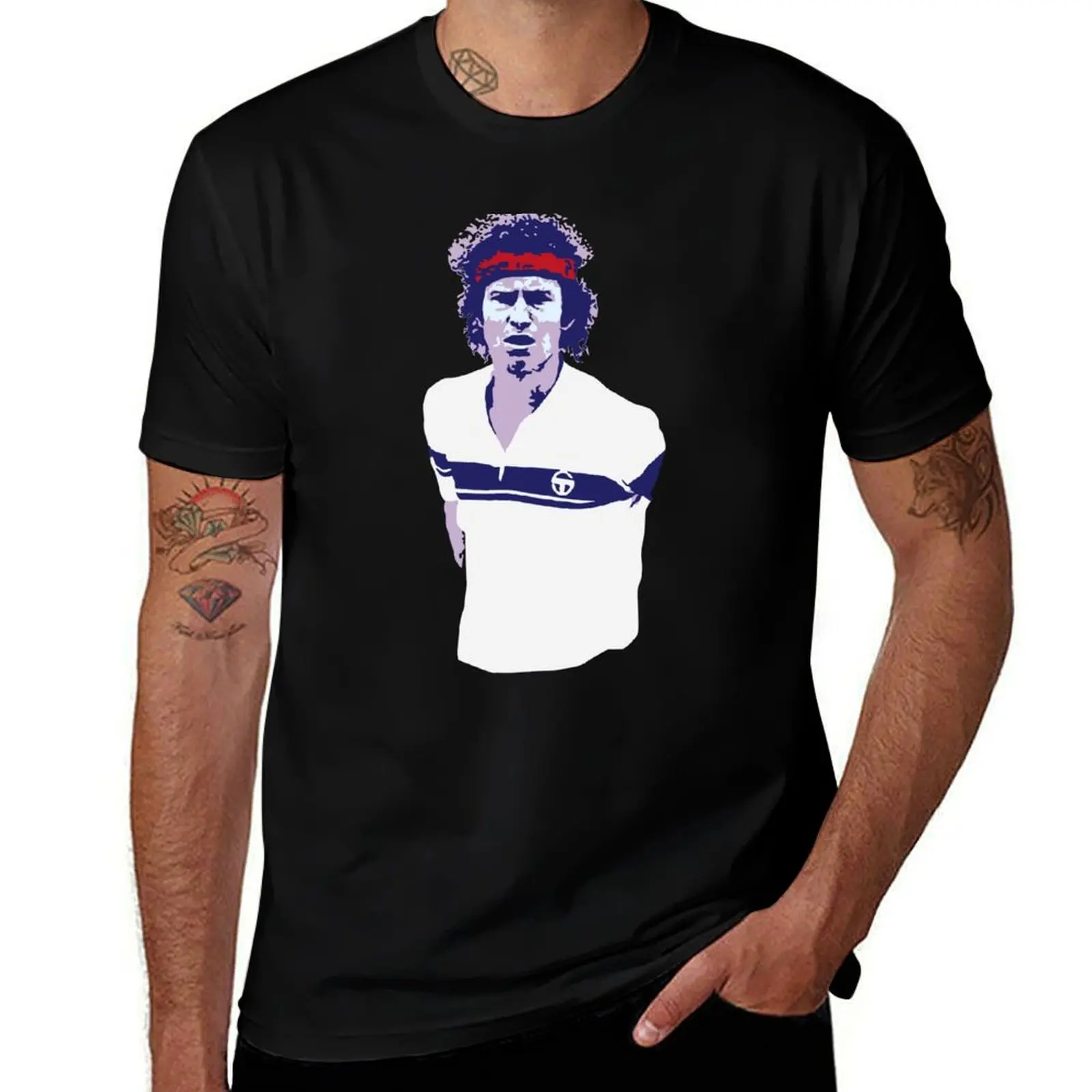 

shirts John cotton man men man tshirt t T-Shirt t for Mcenroe shirts T-Shirt man