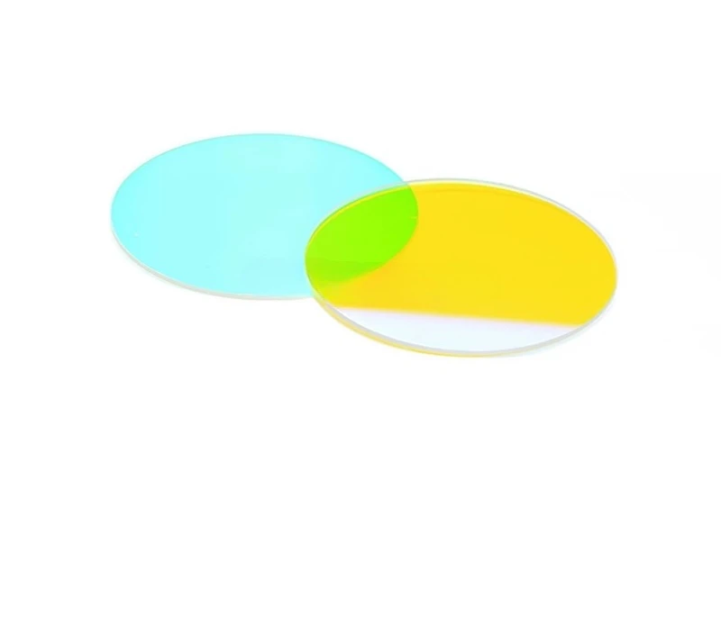 

Blue-reflecting, red-green-transmitting dichroic mirror, RGB dichroic mirror, stage lighting beam splitter