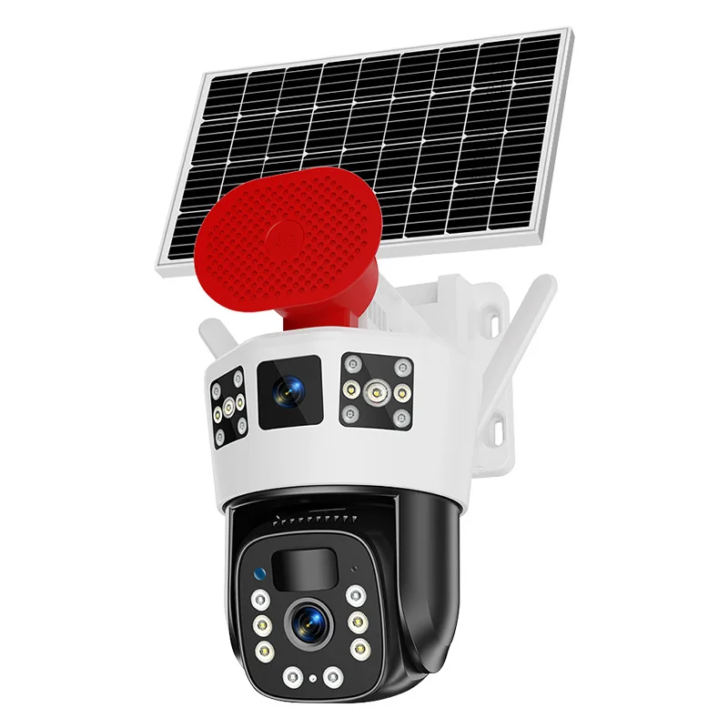 

Outdoor solar camera monitoring home remote mobile phone without power and no network