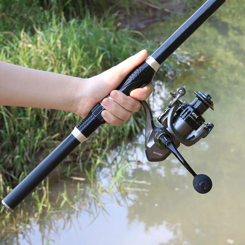 JOSBY Telescopic Spinning Fishing Rod FRP Ultralight Mini Carp Feeder Portable Sea Travel Pole 1.5M 1.8M 2.1M 2.4M 2.7M 3.0M