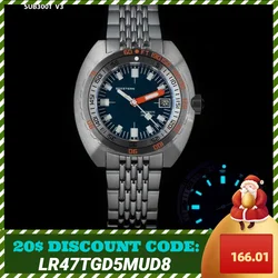 SEESTERN-relojes de buceo para hombre, reloj de pulsera con fecha luminosa, resistente al agua, movimiento NH35, pulsera mecánica automática de zafiro, SUB300