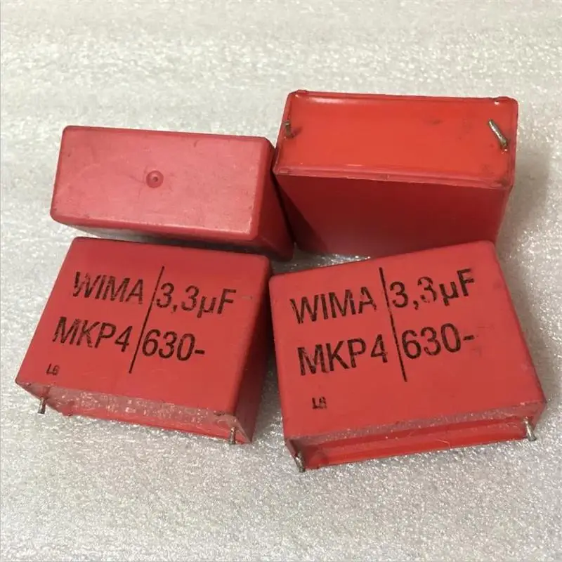 5-20pcs Second-hand disassembled MKP4 3.3UF 630V high-end audio electrodeless film capacitor, volume 40*38*18MM P38MM