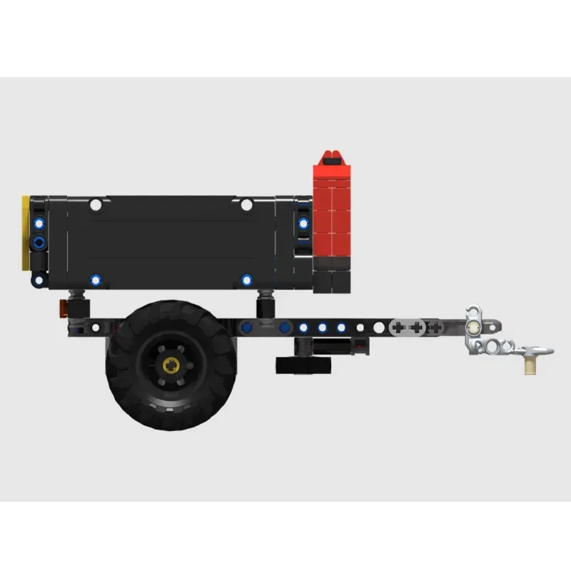 

MOC-107608 City Classic New All-Terrain Vehicle Trailer Building Block Model, 256 Parts, Boys' Children's Birthday Toy Gift