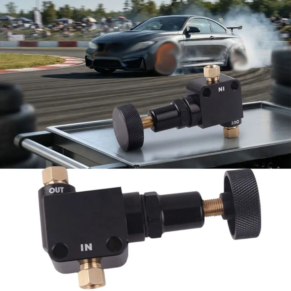 

1/8-27 NPT Brake Bias Proportioning Valve Precision Screw Knob Type Pressure Regulator Adjustable Regulator Pressure Control