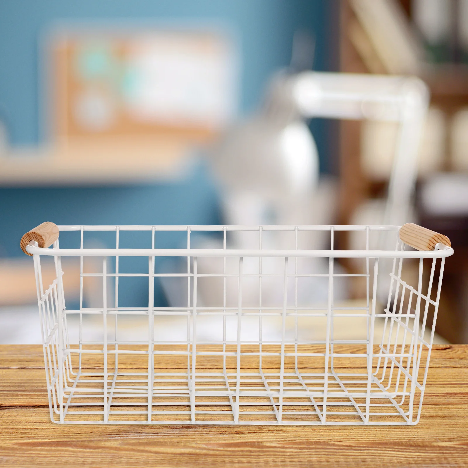 

1 pc Exquisite Storage Basket Household Clothes Organizer Reusable Container Practical Laundry Holder Simple Book Sundry