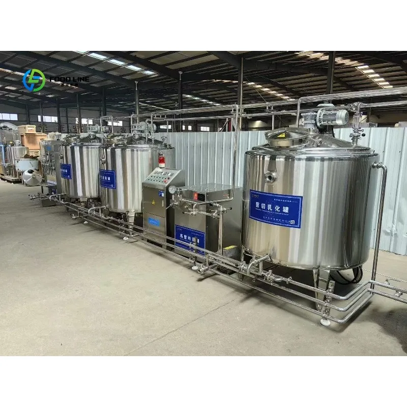 Small Scale Complete Yogurt Make Machine Camel Dairy Plant Processing Cow Milk Process Production Line FL Customized