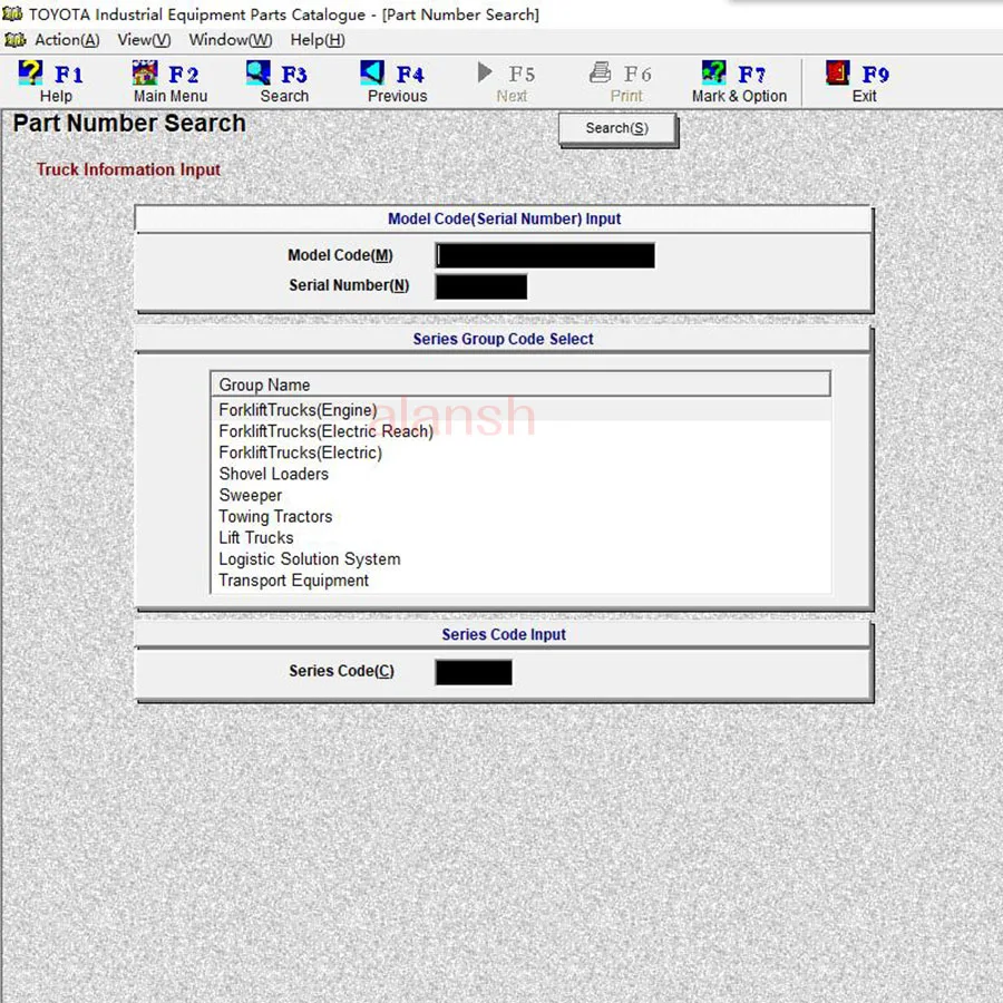 for Toyota Industrial Equipment Electronic Parts Catalogue V2.16 Forklift I.E EPC with Nitro