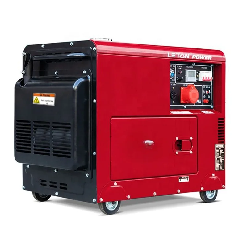 50/60Hz 10kva silent diesel generator single phase sound proof diesel generator LETON 10kva generators