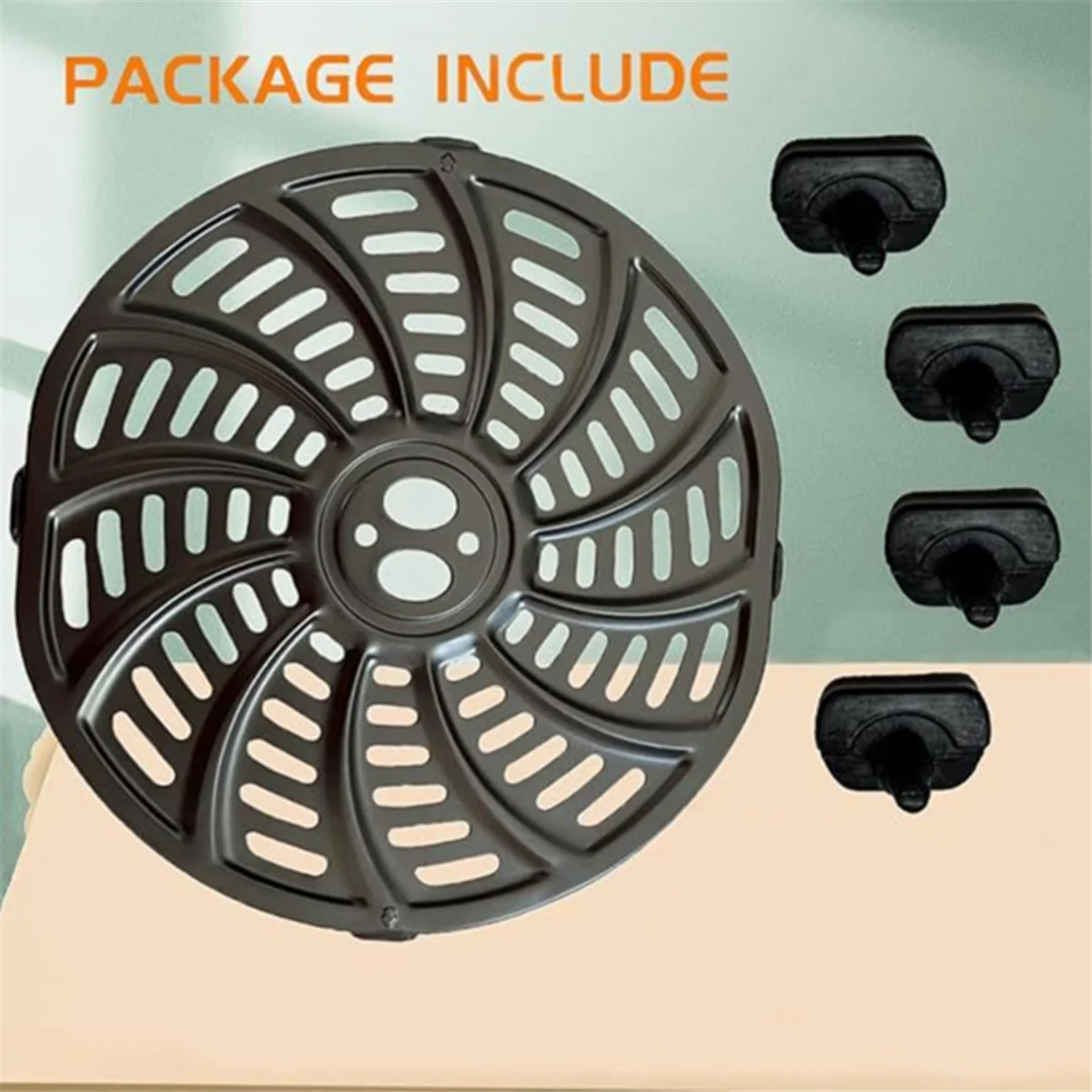 Поднос для гриля для фритюрницы Gourmia GAF698/GAF686 6QT, аэрофритюрница с антипригарным покрытием, сковорода-гриль, более четкая пластина, можно мыть в посудомоечной машине, SQ