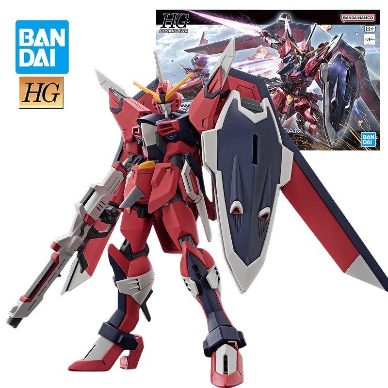 

Bandai HG STTS-808 Immortal Justice Gundam Kit Assembly Action Figure Assembly Model Trendy Toy Children's Holiday Gift Ornament