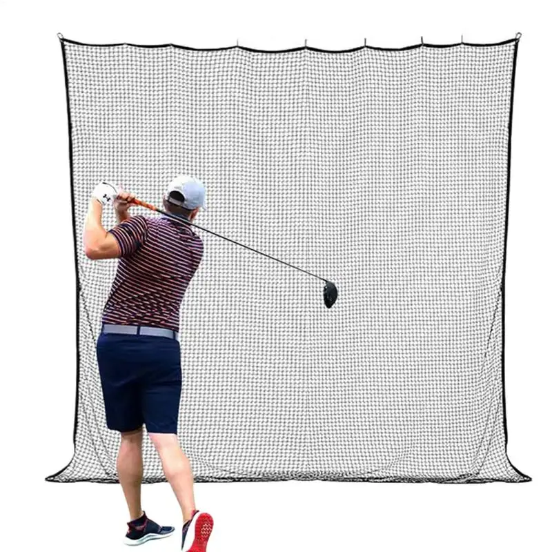 

Outdoor Golf Net 3X3m Portable Polyester Golf Practice Fence Heavy Duty Outdoor Simulator Net Net Return Sports Driving Net for