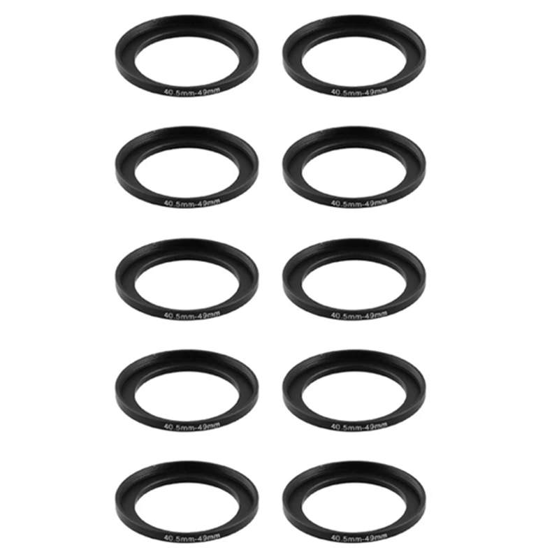 AB46-10X Replacement 40.5Mm-49Mm Camera Metal Filter Step Up Ring Adapter