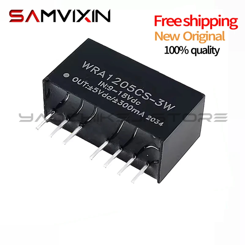 

(5-10piece) 100% NEW WRB1205CS-3W DC Converter DC/DC power module in line with SIP-7 free delivery