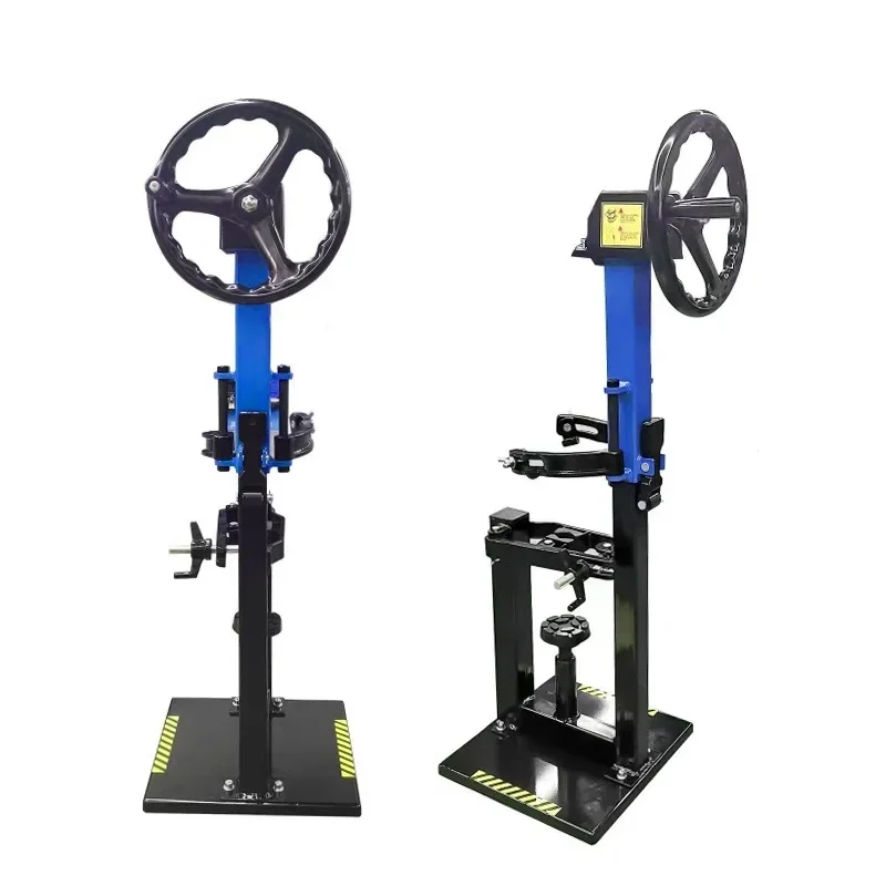 Disc type double-claw shock absorber spring disassembly and assembly table, special tool for shock absorber spring compression