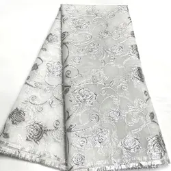 Nigerian Brocade Jacquard Lace Fabric French Lace Fabric 2023 High Quality African Lace Fabric for Women Party Dress Sew J53791