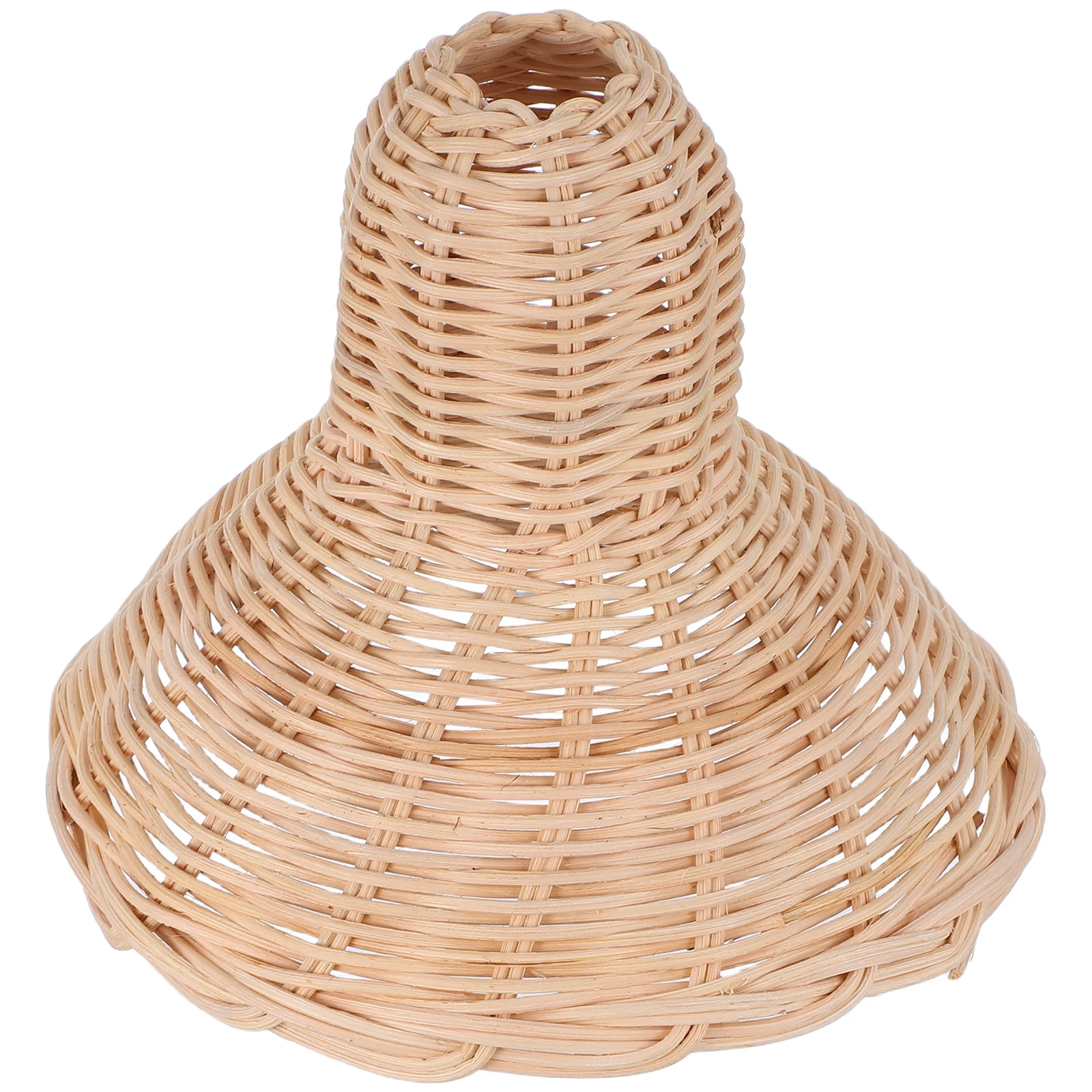 Paralume per lampada a sospensione in rattan intrecciato a mano, lampada a sospensione, fattoria, camera da letto vintage, caffè, paralumi in vimini, tavolo da soffitto Boho