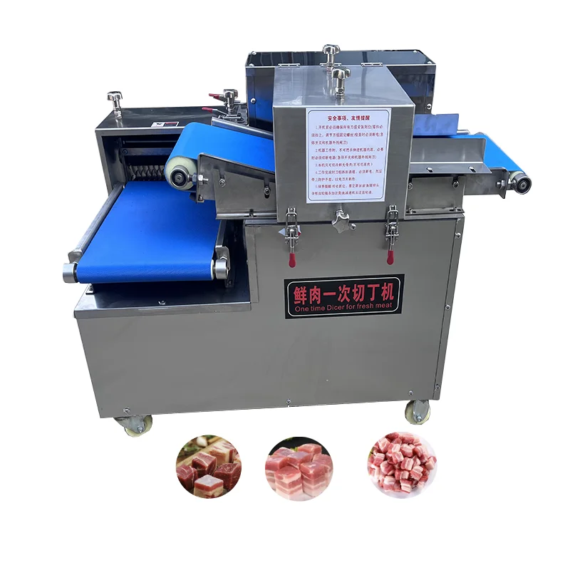 Machine à découper la viande congelée, coupe-cube de viande