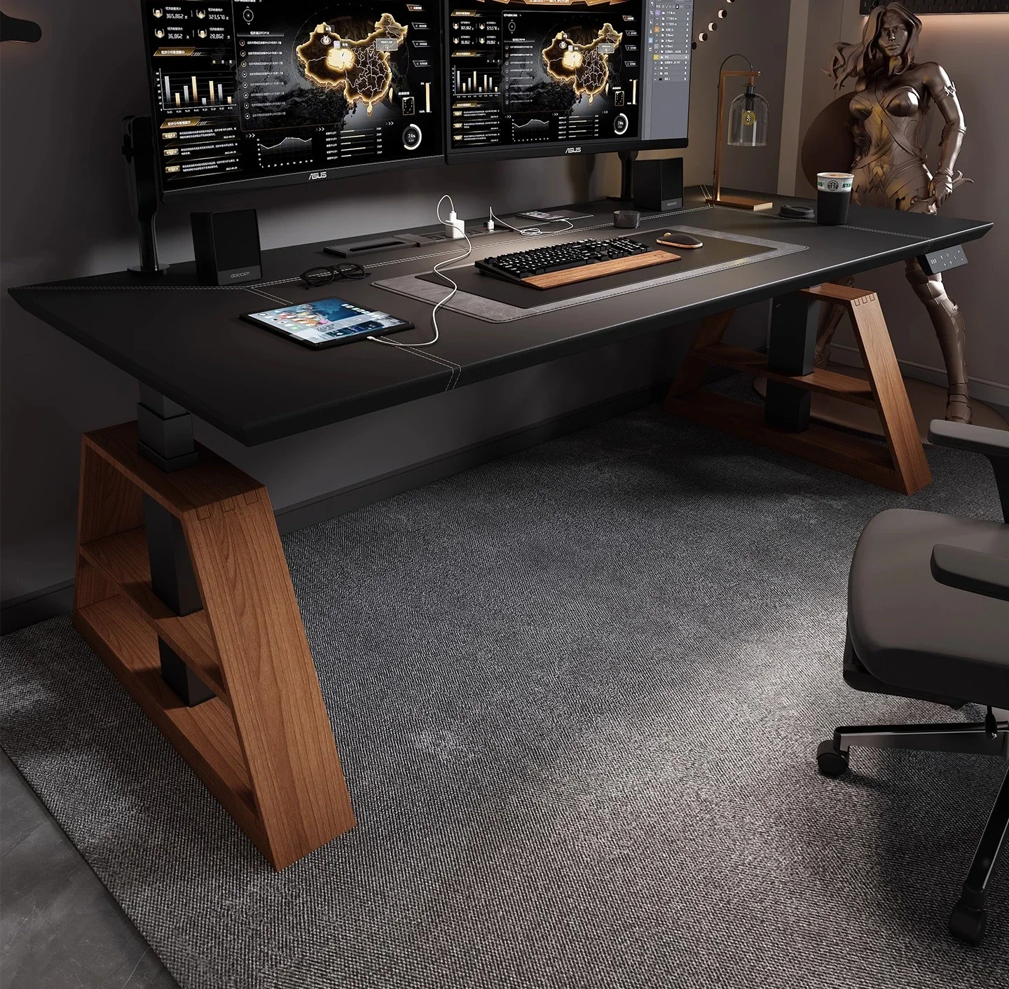 Electric Lifting Table Legs Home Computer Desk Lifting Office Desk