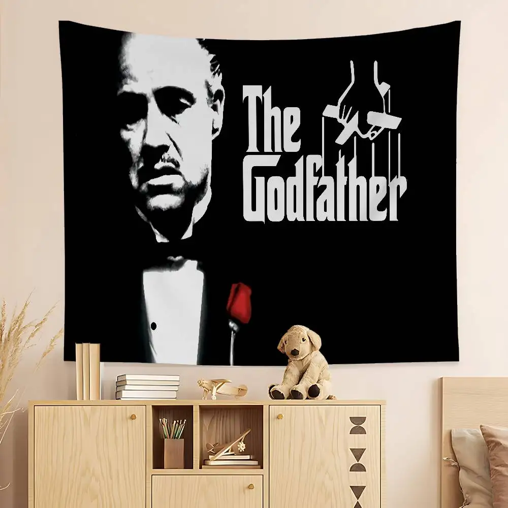 The Godfather Movie Chart Tapestry for Living Room Home Dorm Decor Art Home Decor