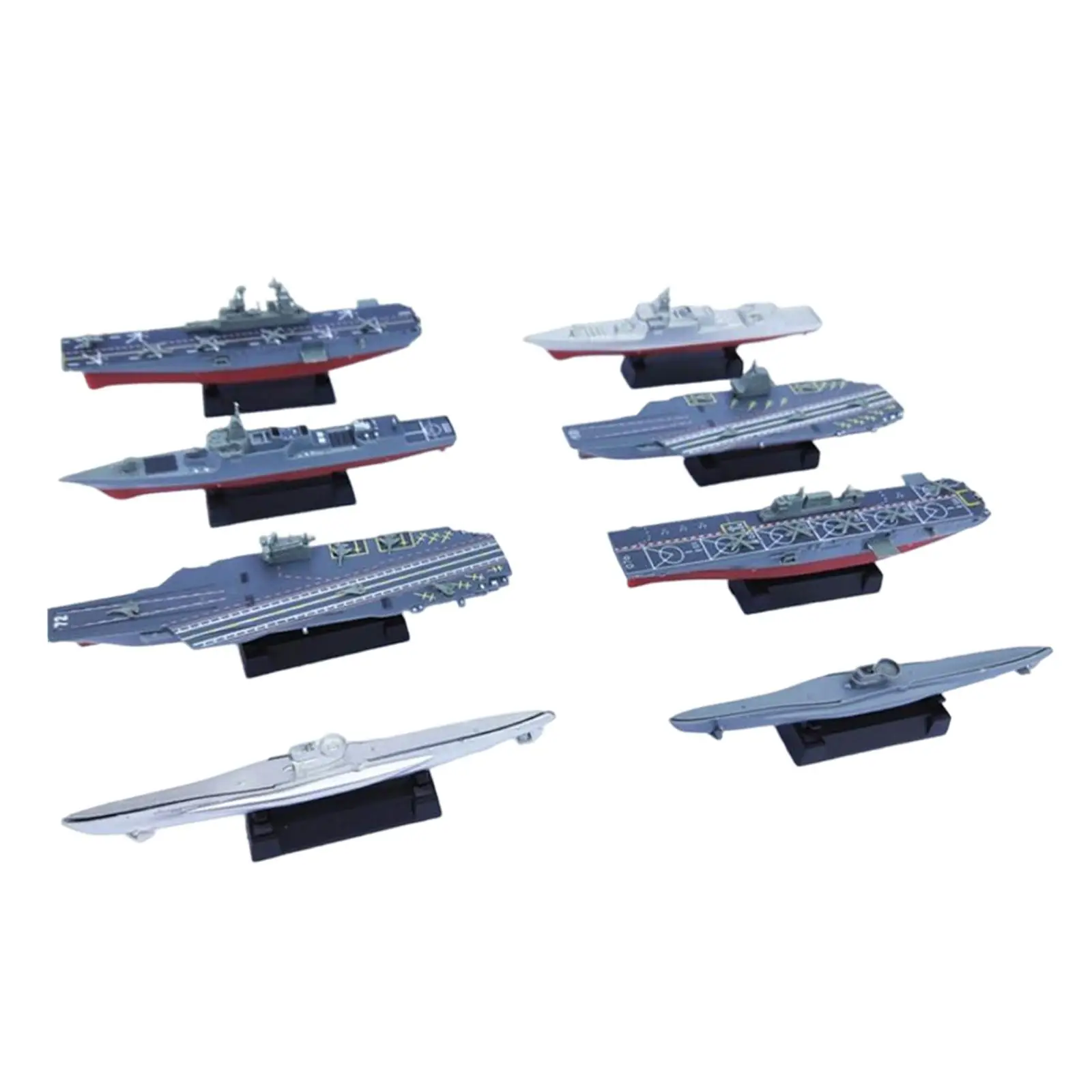 Ultimate Naval Adventure Set - 8x Realistic Warship Models for Kids