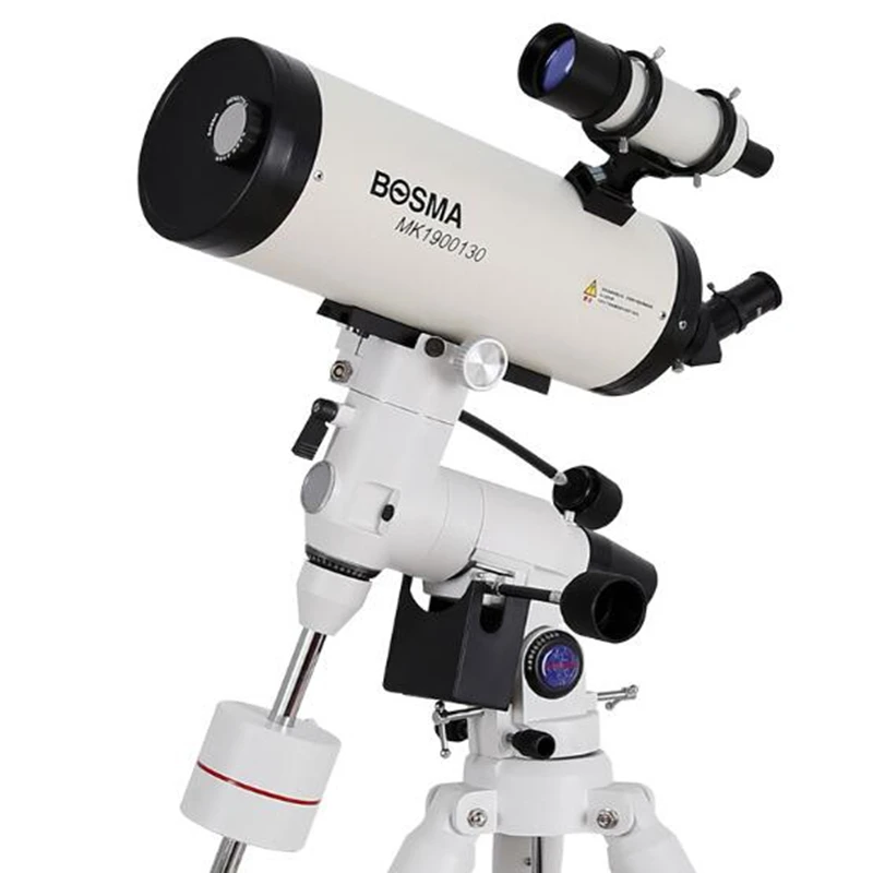 Bosma Maca 130/1900 mm Hauptspiegel Astronomisches Teleskop Maxvision EXOS-2 Deutsche Äquatoriale Montierung 2 Zoll ST3 Stahlstativ