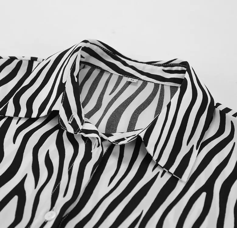 女性用長袖ブラウス,フレンチスタイルのプリントブラウス,ラペルトップ,カジュアル,ルーズ,ファッショナブル,秋,新作,s859