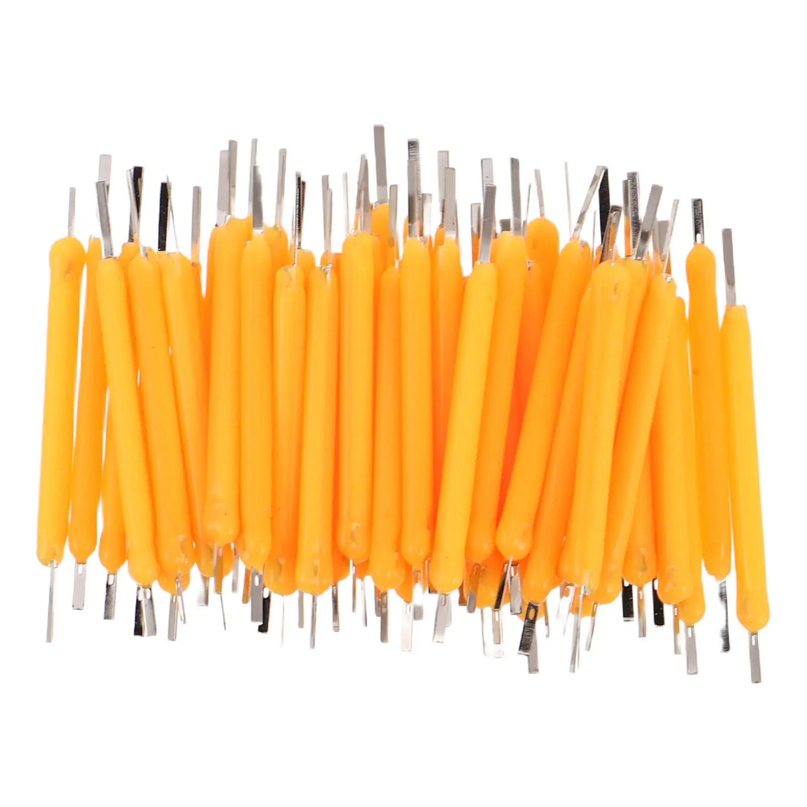 50Pcs LED Filament Wire Beads 3V 26Mm Stable Bright Filament Lamp Replacement Parts for Home Lighting Maintenance Electrical