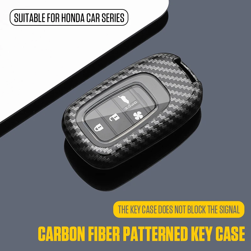 

Для комплекта чехлов для ключей Honda | Civic/CR-V/Accord/XR-V/Odyssey/ZR-V/Avancier 11-го поколения | Узор из углеродного волокна