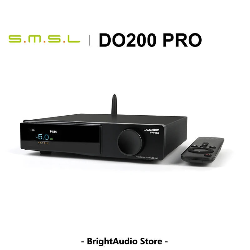 

Сбалансированный Hi-Fi декодер SMSL DO200 PRO Full MQA DAC 12x CS43131 Chips Hi-Res аудио декодирование Pre-amp Bluetooth 5,1 HDMI-ARC для PS5