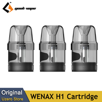 3pcs/lot Original Geekvape WENAX H1 Pod Cartridge 0.7ohm 1.4ohm 2ML Empty Capacity Vaporizer For E Cigarette WENAX H1 Pod Kit