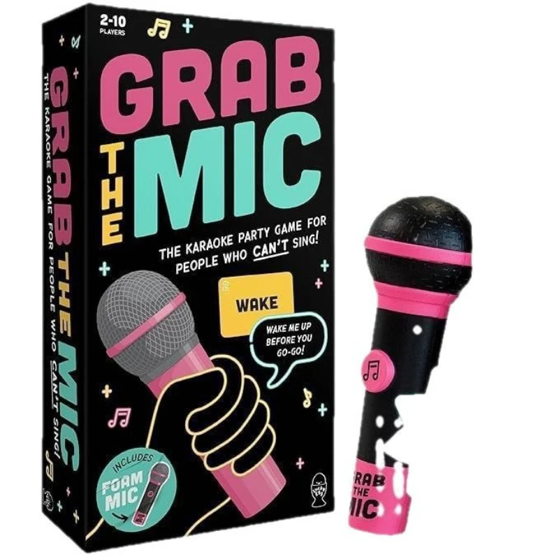 Game Collection Cards Cross Border New Product Lucky Egg Exciting Grab The Mic Board Game Featuring Bad Singers Hobby