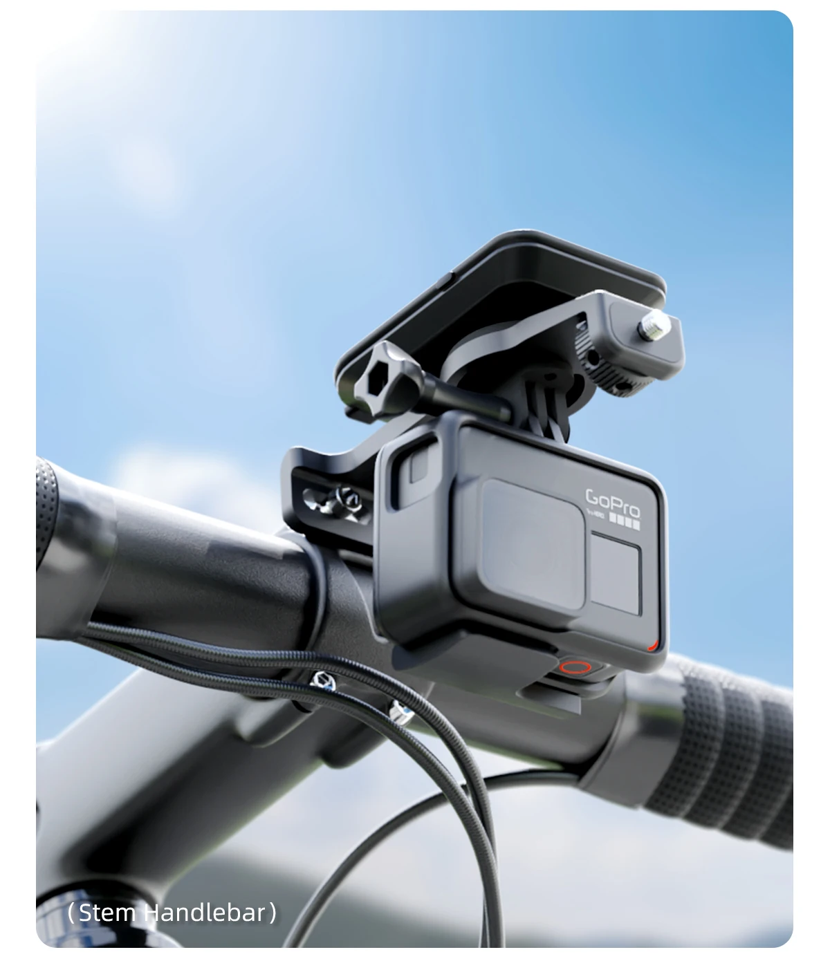 CYCLAMI BiKe Computerhalterung, multifunktionale Lenkerverlängerung, vordere Montage, Kamerahalterung für XOSS IGPSPORT – Detail 8
