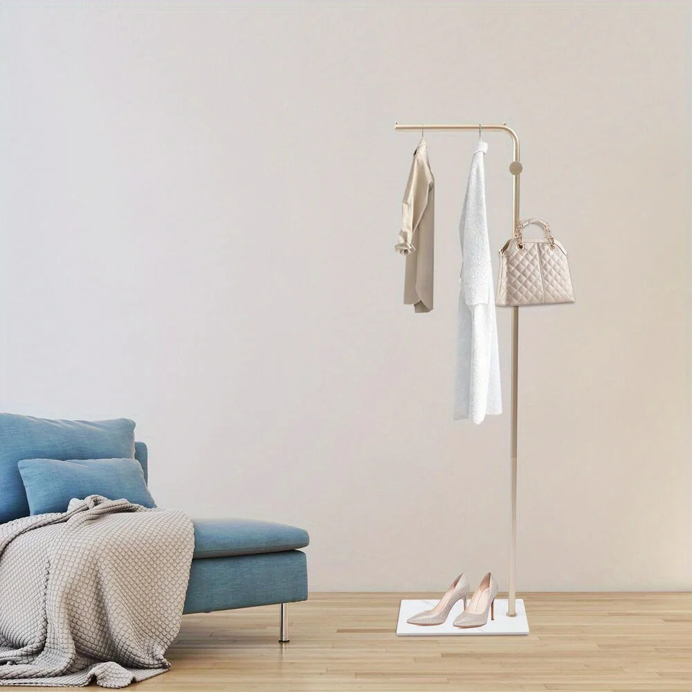 

Freestanding Clothes Rack | Space-Saving Storage | Adjustable Height for Home/Store | Durable Modern Design | Easy Setup NEW
