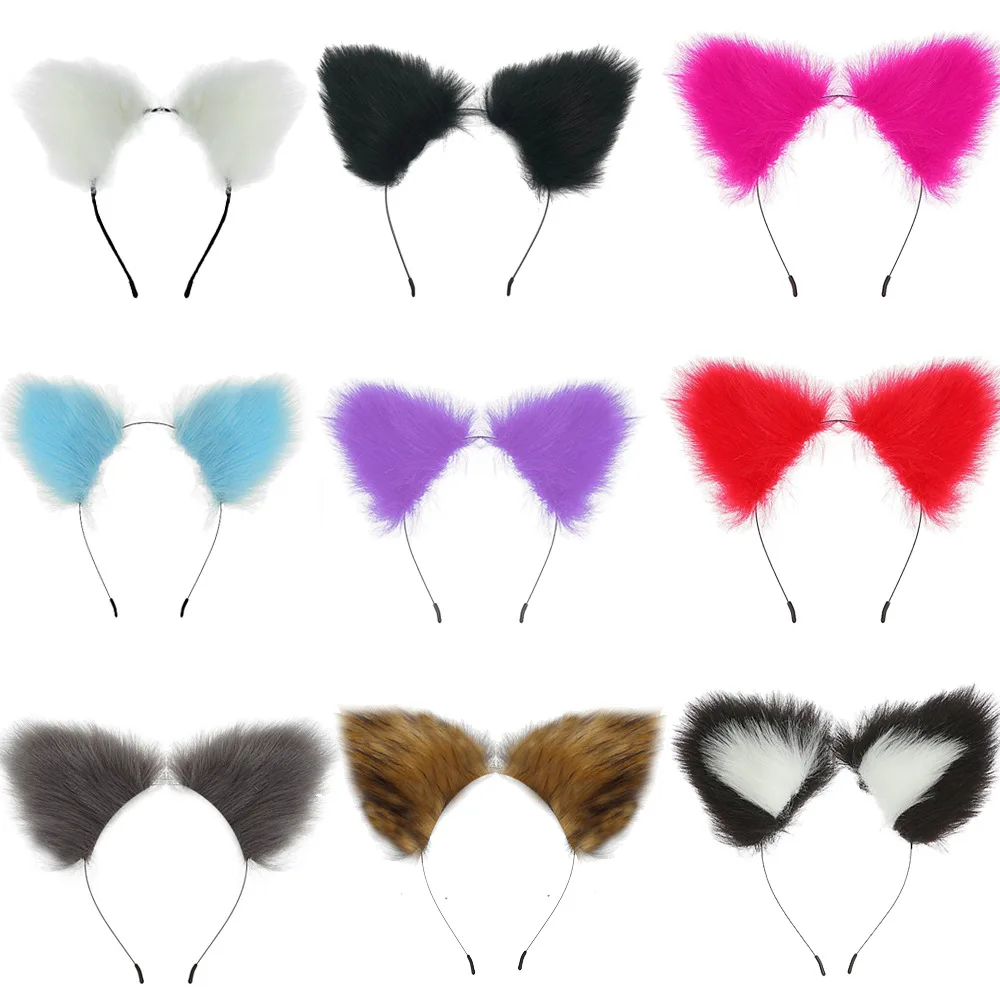 New Girls's Cat Ears Cute Headbands Sexy Hairpin with  Animal Hair Band   Hoop Accessories Boho Headwear Girl Birthday Party