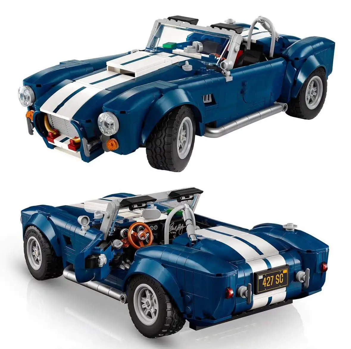 

2025 Новый 10357 Классический Cobra 427 S C Гоночный спортивный автомобиль Строительные блоки Сборка Строительный блок Игрушечная модель DIY Детские подарки для мальчиков