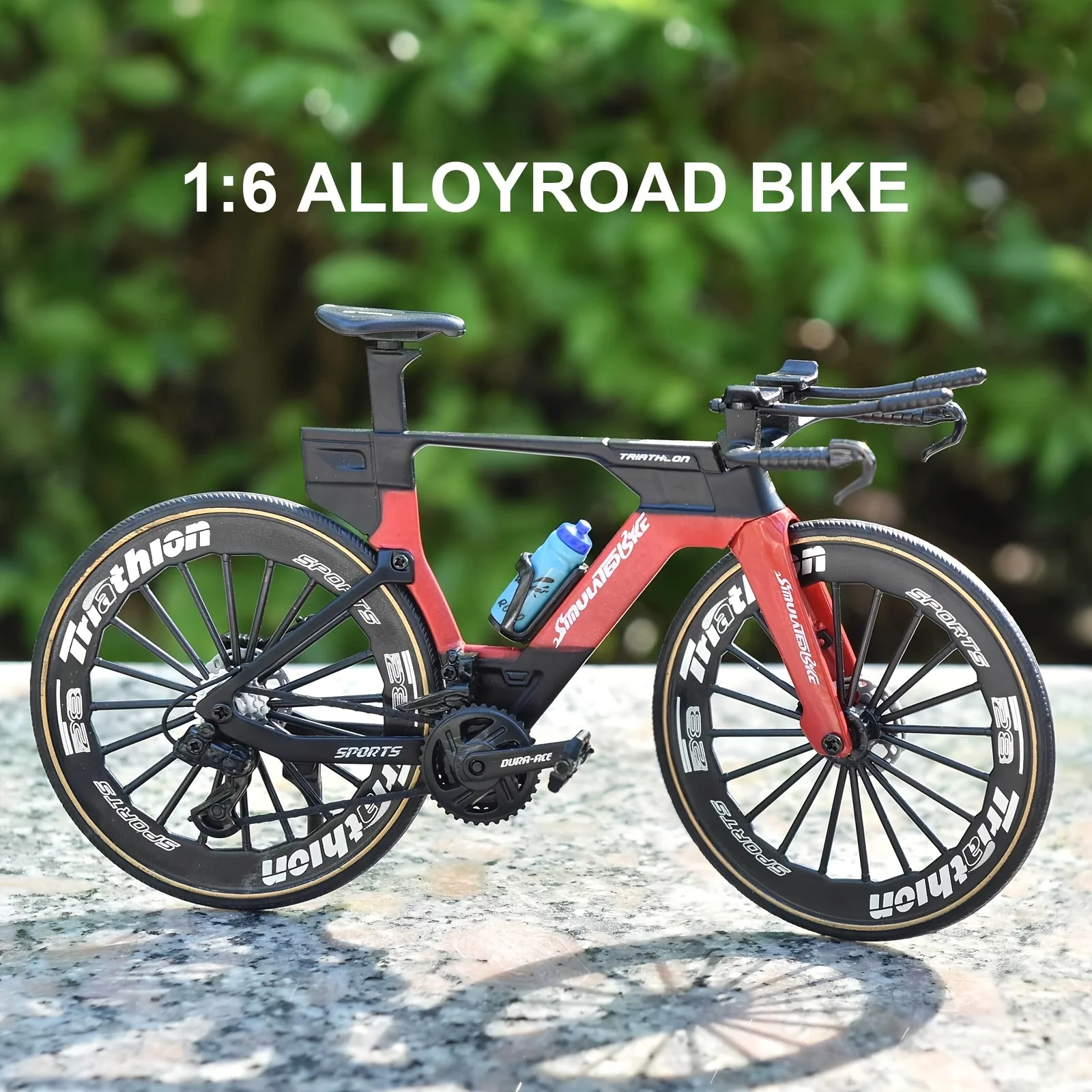 Realistic 6 Alloy Road Bike Model - Collectible Toy for All Ages Ideal Gift for Halloween Christmas And Birthdays