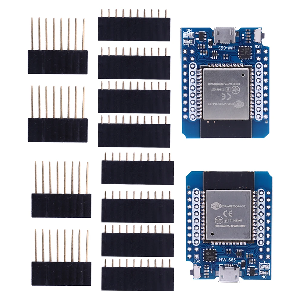 Módulo de placa de desarrollo para Arduino con pines para Wemos Mini D1, ESP8266, ESP32, ESP-32S, WIFI, Bluetooth, CP2104, CH9102
