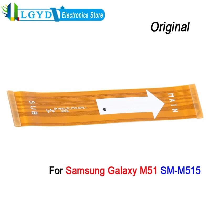 

Гибкий кабель материнской платы для Samsung Galaxy M51 SM-M515, материнская плата, соединительный кабель, запасная часть для ремонта