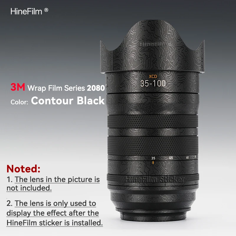 Hinefilm Skin for Hasselblad XCD 35-100mm f/2.8-4 Lens Sticker 35 100 Wrap Cover for Hasselblad XCD35-100 Lens Protective Skin