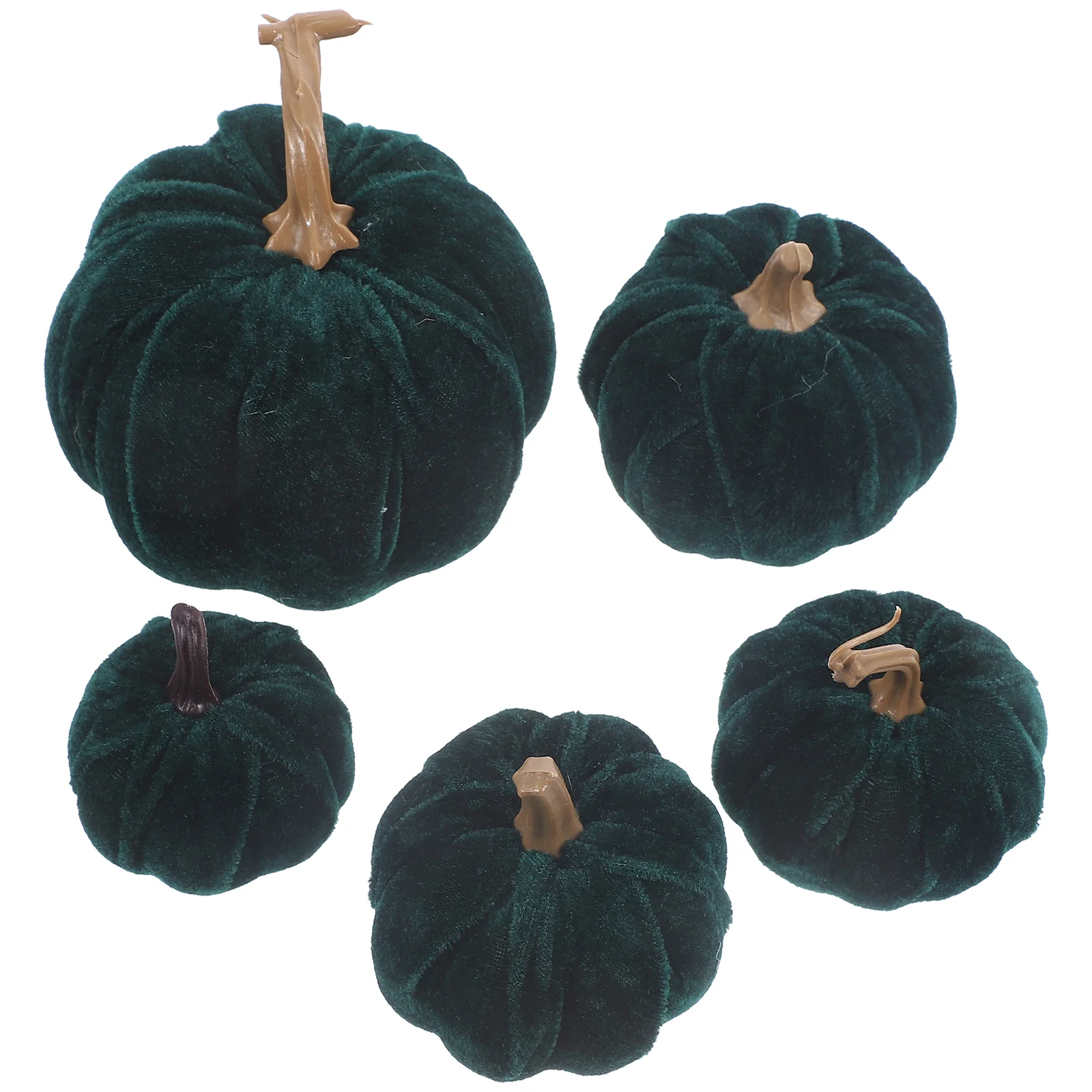 

5 Pcs Flannel Foam Pumpkin Halloween Pumpkins for Decorating DIY Models Photo Prop Little