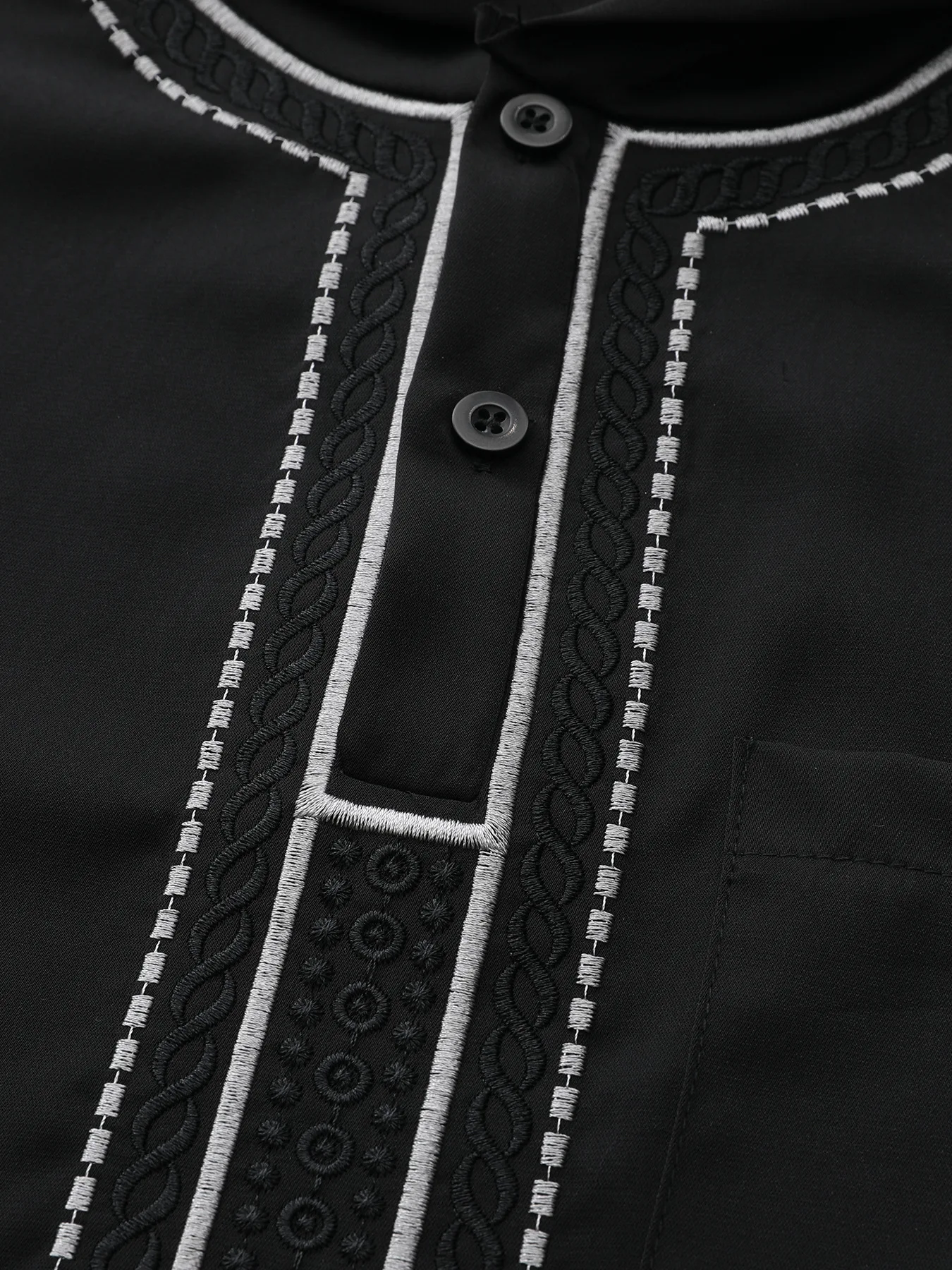 Hooded Solid Men Jubba Thobe มุสลิมแฟชั่น Abaya ดูไบยาว Robe เจียมเนื้อเจียมตัวชุดหลวมเย็บปักถักร้อย 2025 ฤดูใบไม้ผลิ Spliced สบายๆ