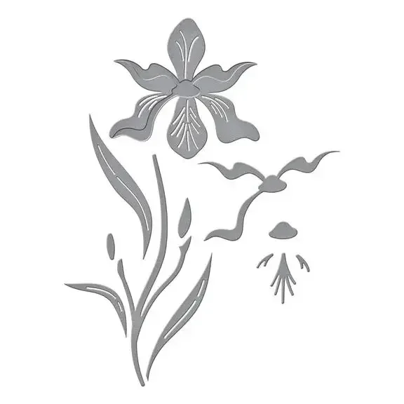 

Piggy Craft metal cutting dies cut die mold Flower leaf decoration Scrapbook paper craft knife mould blade punch stencils dies