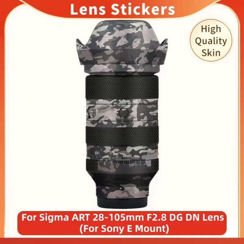 Customized Sticker For Sigma ART 28-105mm F2.8 DG DN Decal Skin Camera Vinyl Wrap Film Protector Coat E Mount 28-105 F/2.8 2.8