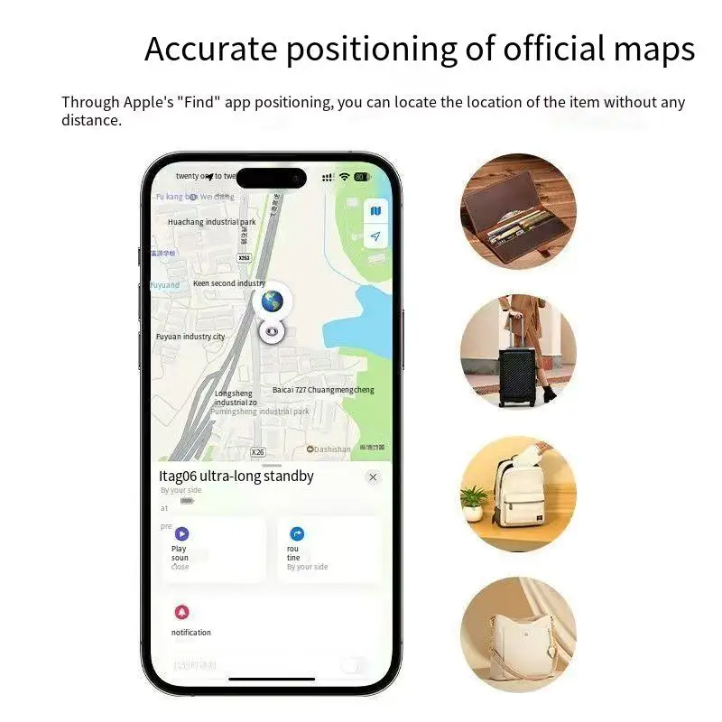 Venta al por mayor, rastreador Bluetooth antipérdida para teléfonos de Apple, funciona con el sistema IOS, encontrar mi aplicación, buscador de llaves para mascotas, encontrar niños y ancianos
