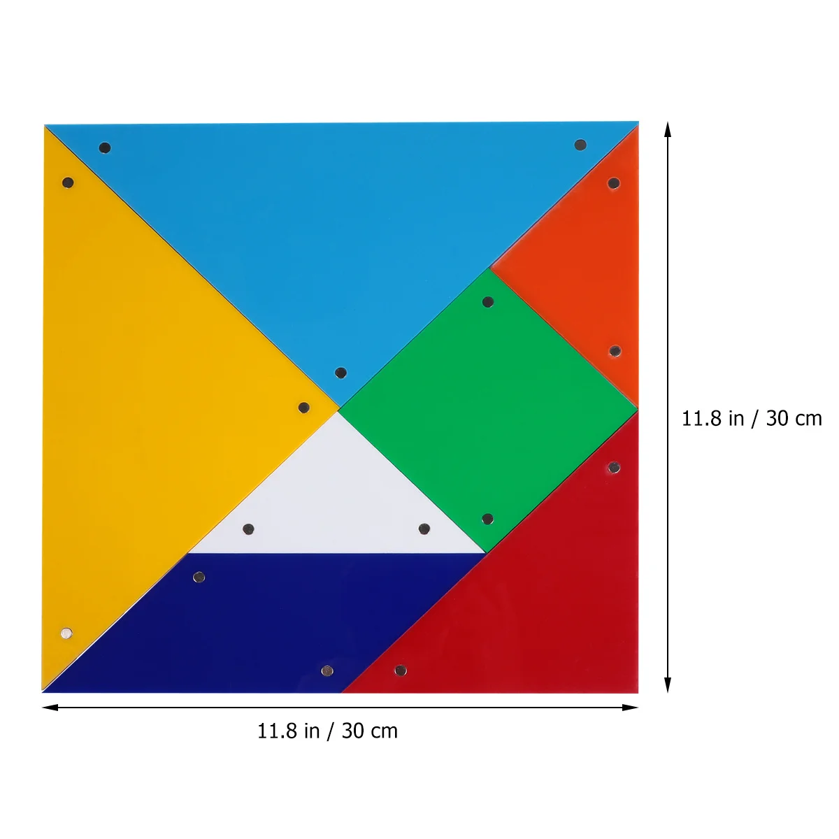 1 Zestaw Magnetyczna Układanka Literowa Tangram 30 cm Edukacyjna Tablica do Rysowania dla Maluchów Nauka Rozpoznawania Kształtów Przenośna Zabawa